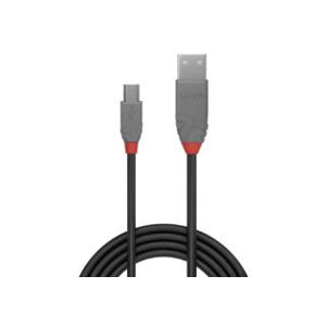 Lindy Câble USB 2.0 type A vers Mini-B Anthra Line 1m