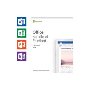 Microsoft Office Famille Et Étudiant 2019 Pc/mac