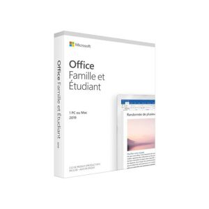 Microsoft Pack Office Famille Et Étudiant 2019