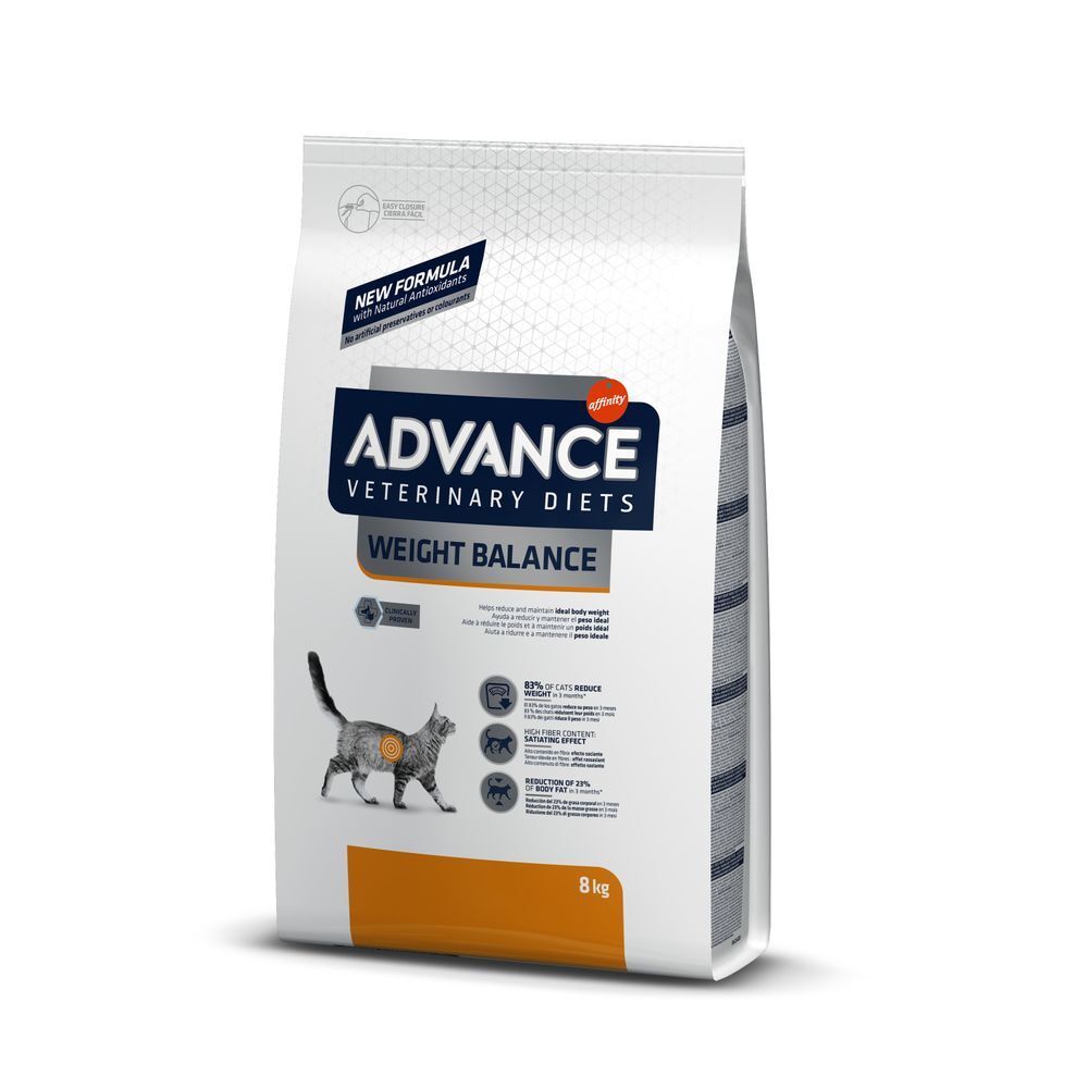 Affinity Advance Veterinary Diets 2x8kg Advance Veterinary Diets Obesity Feline - Croquettes pour chat