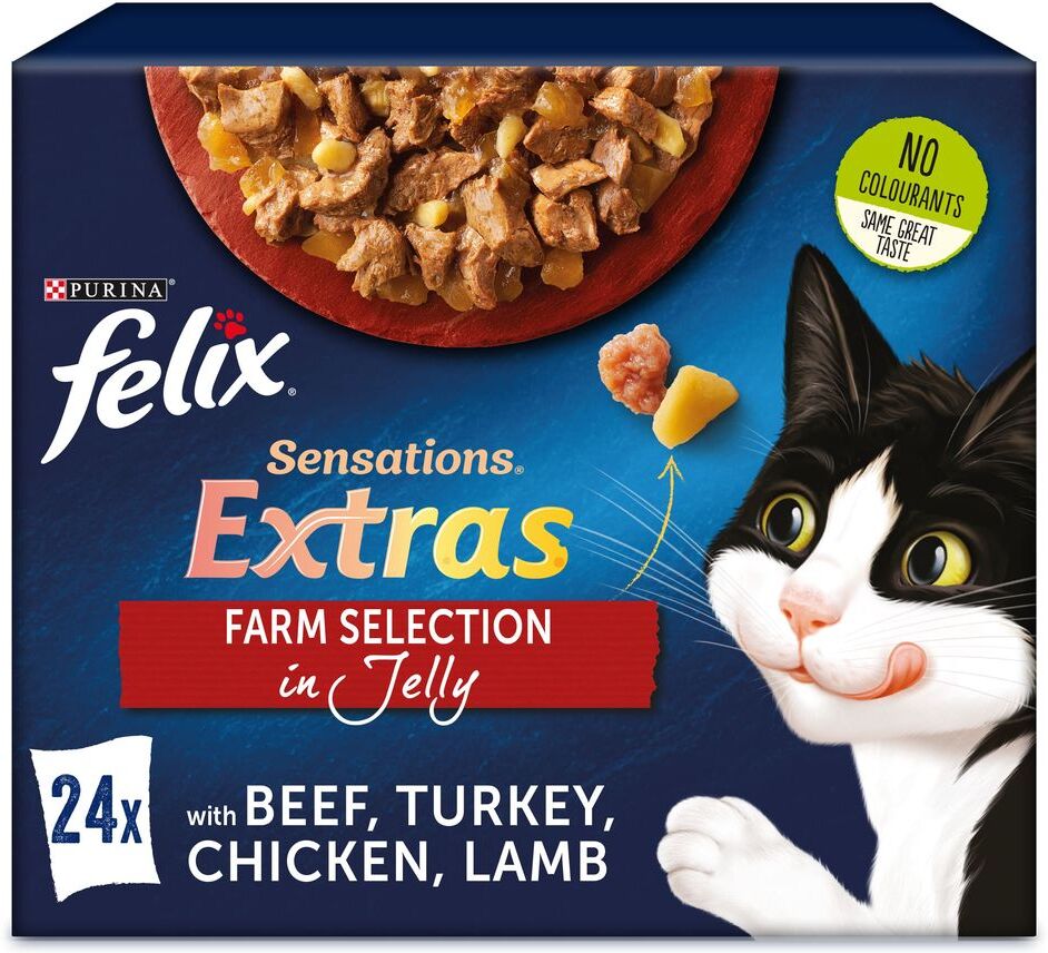 Felix "Sensations Extras" 24 x 85 g - sélection de la campagne