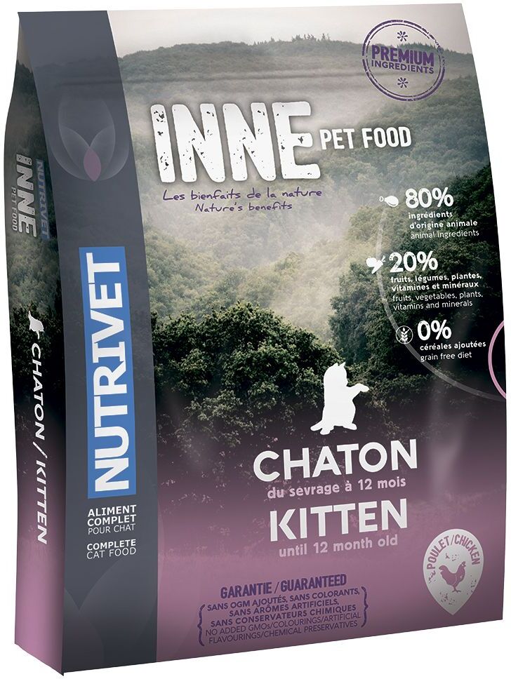 Nutrivet 1,5kg Nutrivet Inne Cat Kitten - Croquettes pour chaton