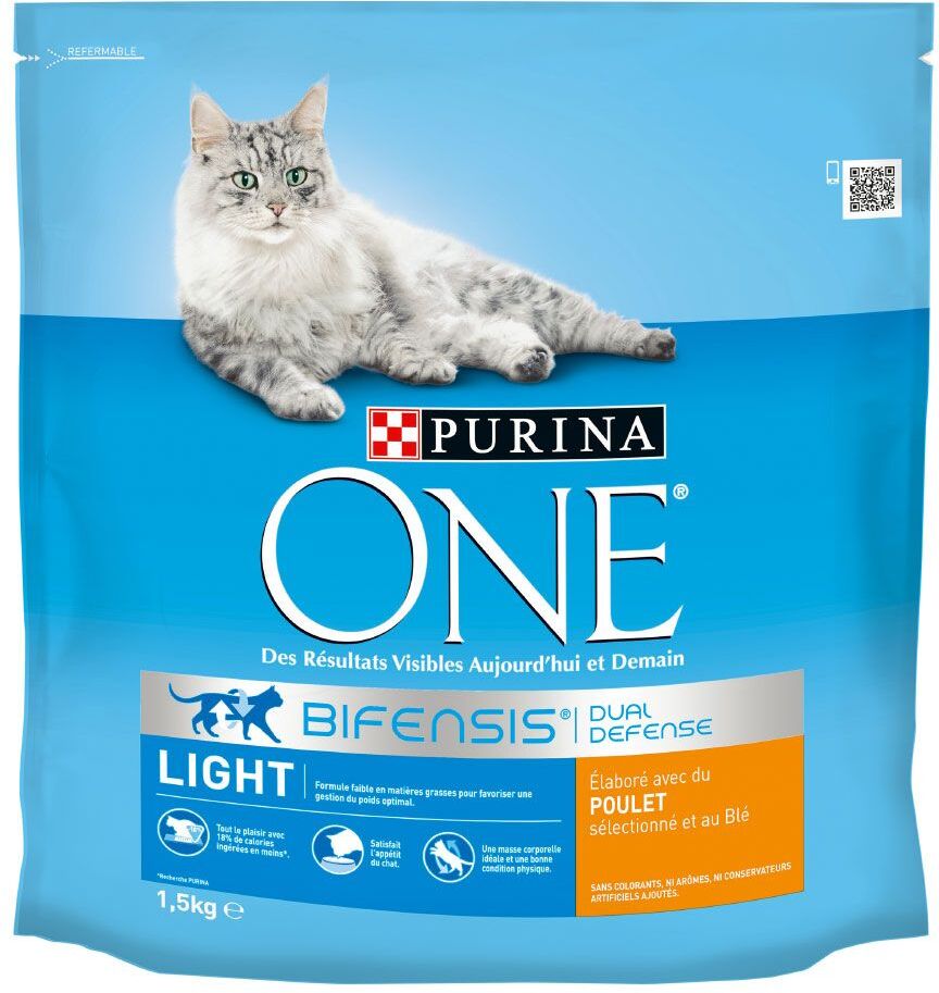 Purina One 1,5kg Light au poulet Purina ONE - Croquettes pour Chat