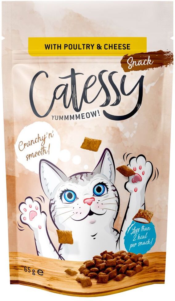 Catessy 65g Friandises Catessy fourrées saumon, vitamines et omegas 3 - pour...