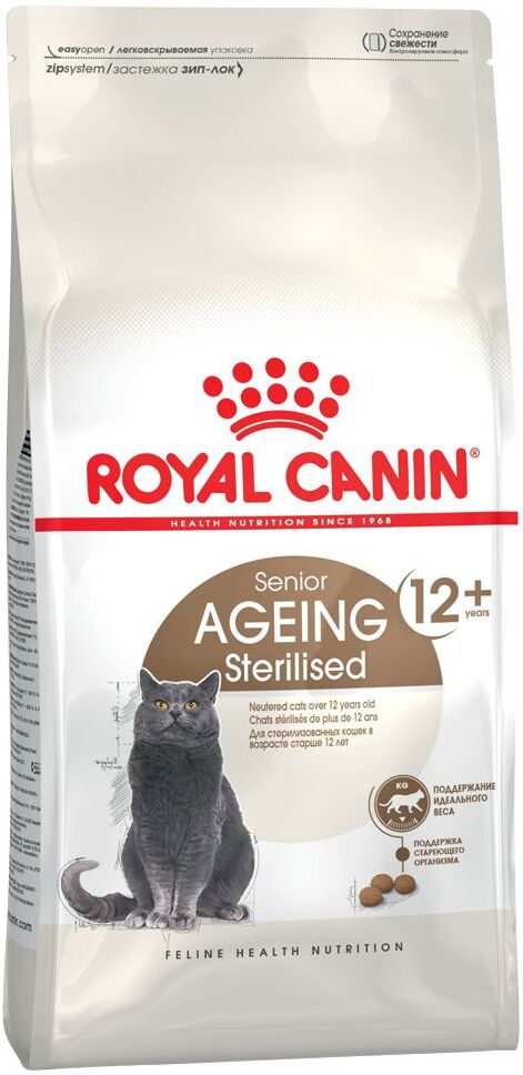 Royal Canin 2x4kg Senior Ageing Sterilised 12+ Royal Canin - Croquettes pour Chat