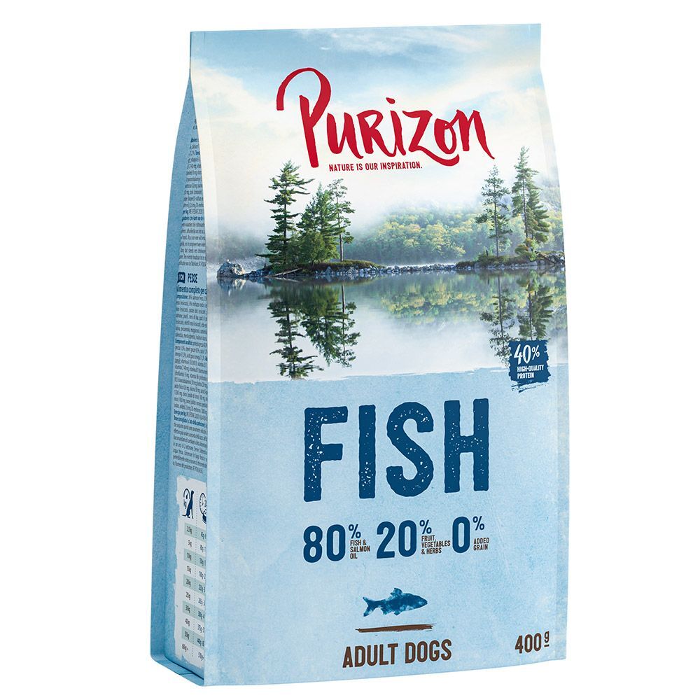 Purizon Offre d'essai : croquettes Purizon sans céréales, 400 g pour chien -...