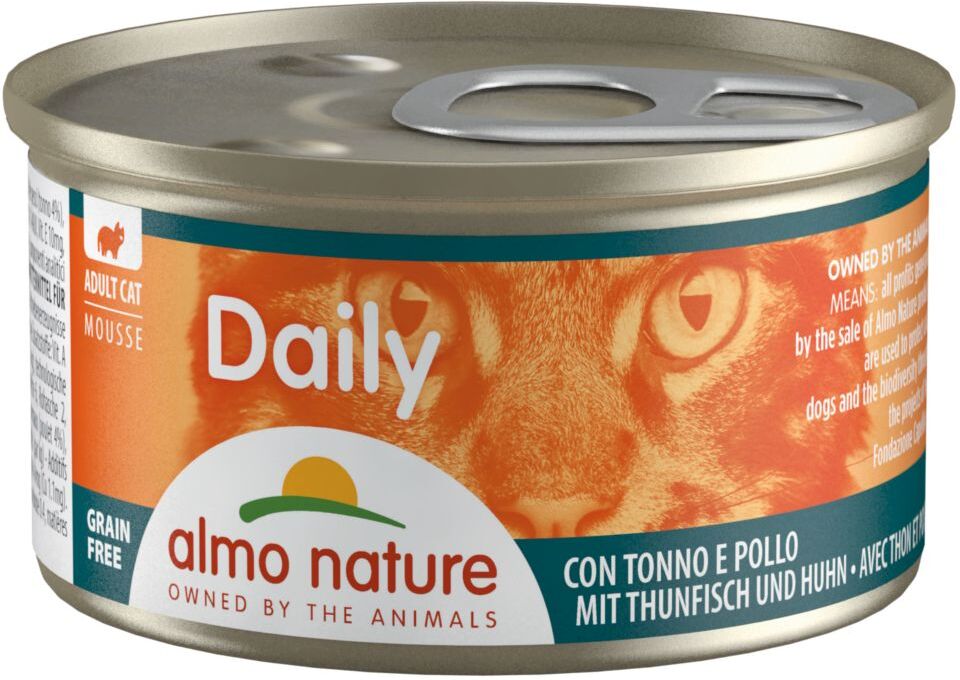 Almo Nature Daily Menu 48x85g mousse au thon & poulet Almo Nature Daily Menu - Pâtée pour chat