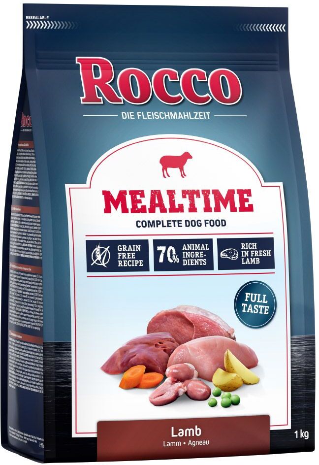 Rocco 1kg Mealtime agneau Rocco - Croquettes pour chien