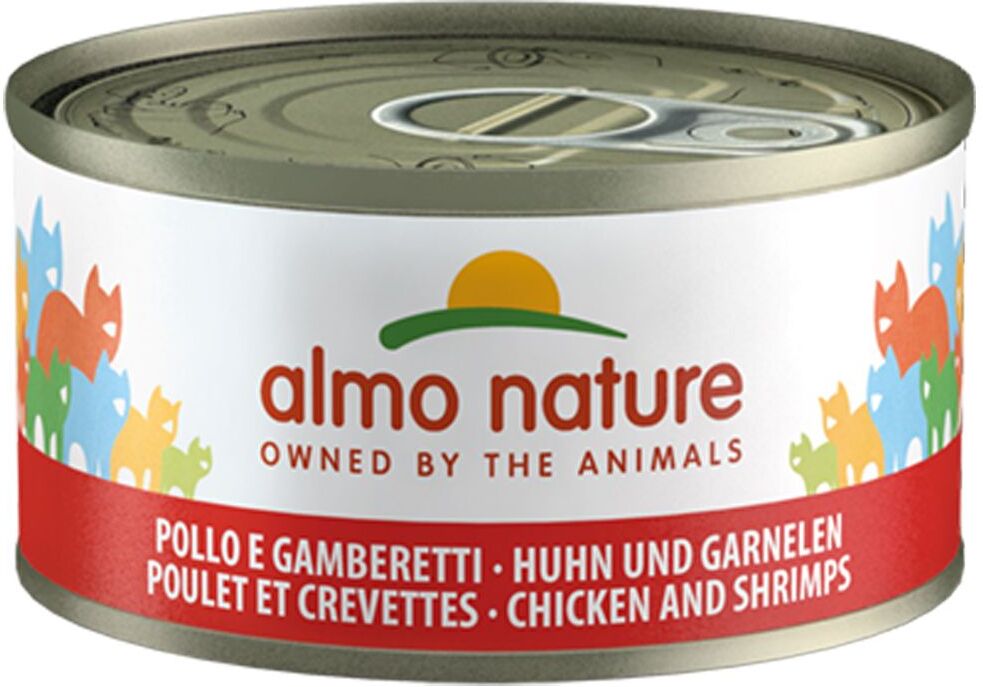 Almo Nature Legend 6x70 g Poulet, crevettes Legend, Almo Nature - Pâtée pour chat