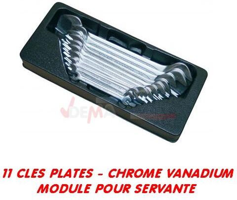 ADB Clé plate en module 11 pièces