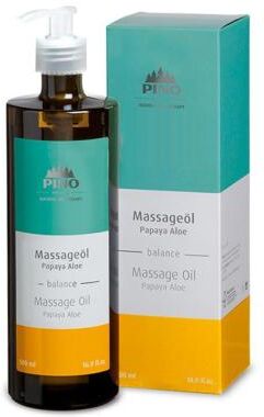 PINO Huile de massage AROMA Papaye & Aloe Vera 500mL