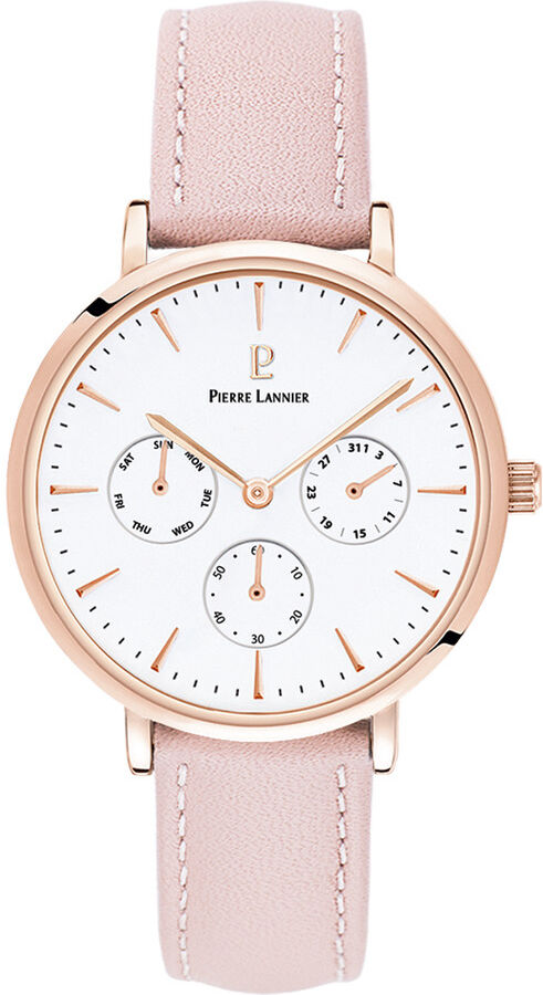 PIERRE LANNIER Montre Pierre Lannier femme cuir rose- MATY