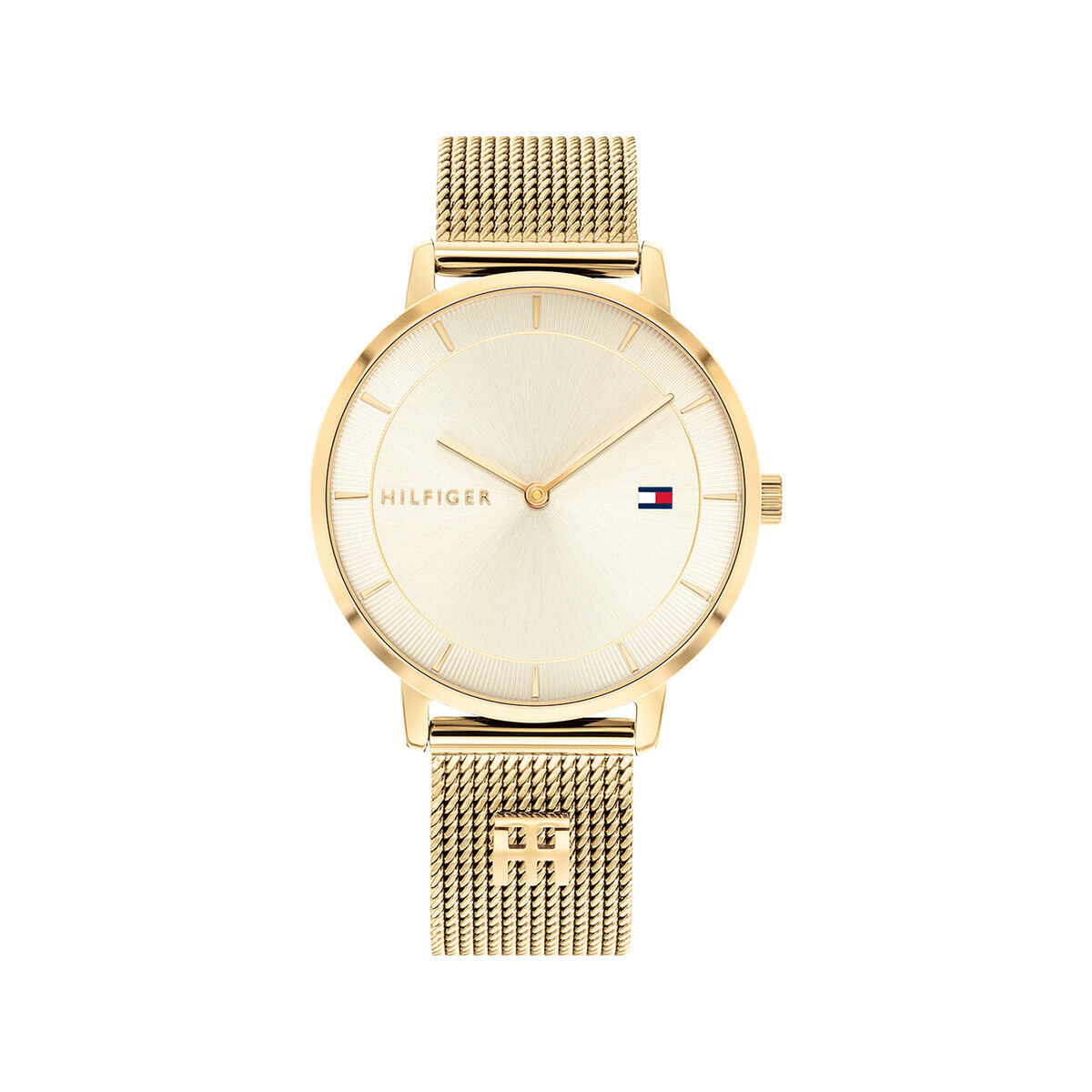 TOMMY HILFIGER Montre Tommy Hilfiger femme acier dorÃ© jaune- MATY