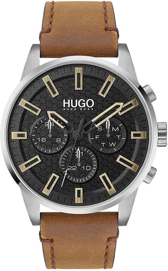 Boss HUGO Montre HUGO CASUAL Bracelet Cuir- MATY