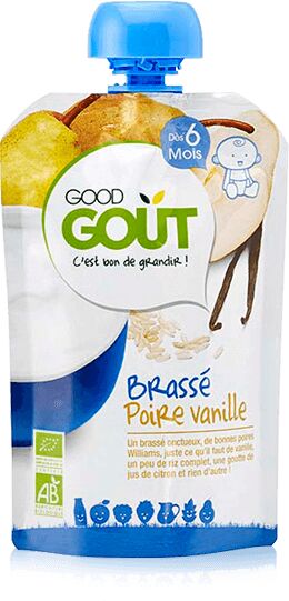 Good Gout Brassé Poire Vanille, 90g