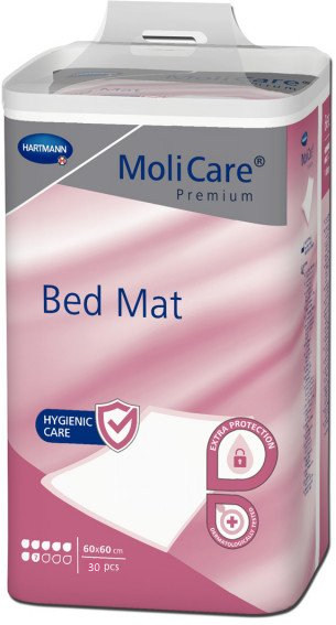 Hartmann Molicare Premium Bed Mat 7 gouttes - 4 paquets de 30 protections 60 x 60 cm