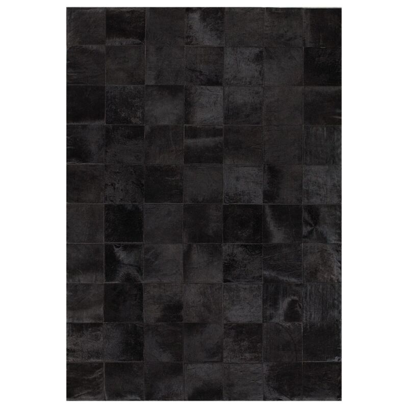 Angelo Tapis en cuir Angelo STARLESS patchwork noir uni