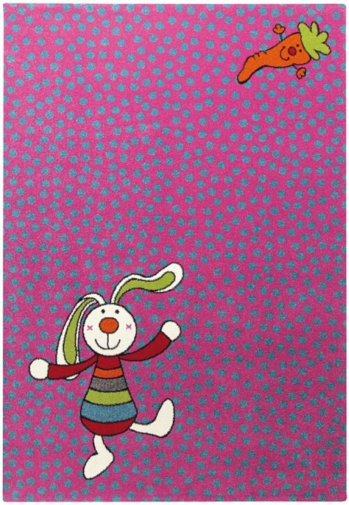 Sigikid Tapis enfant rose Sigikid RAINBOW RABBIT