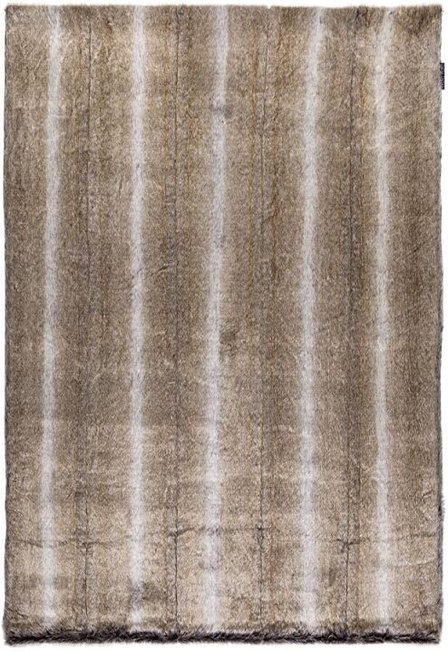 Pure Tapis fausse fourrure marron Feel Ligne Pure