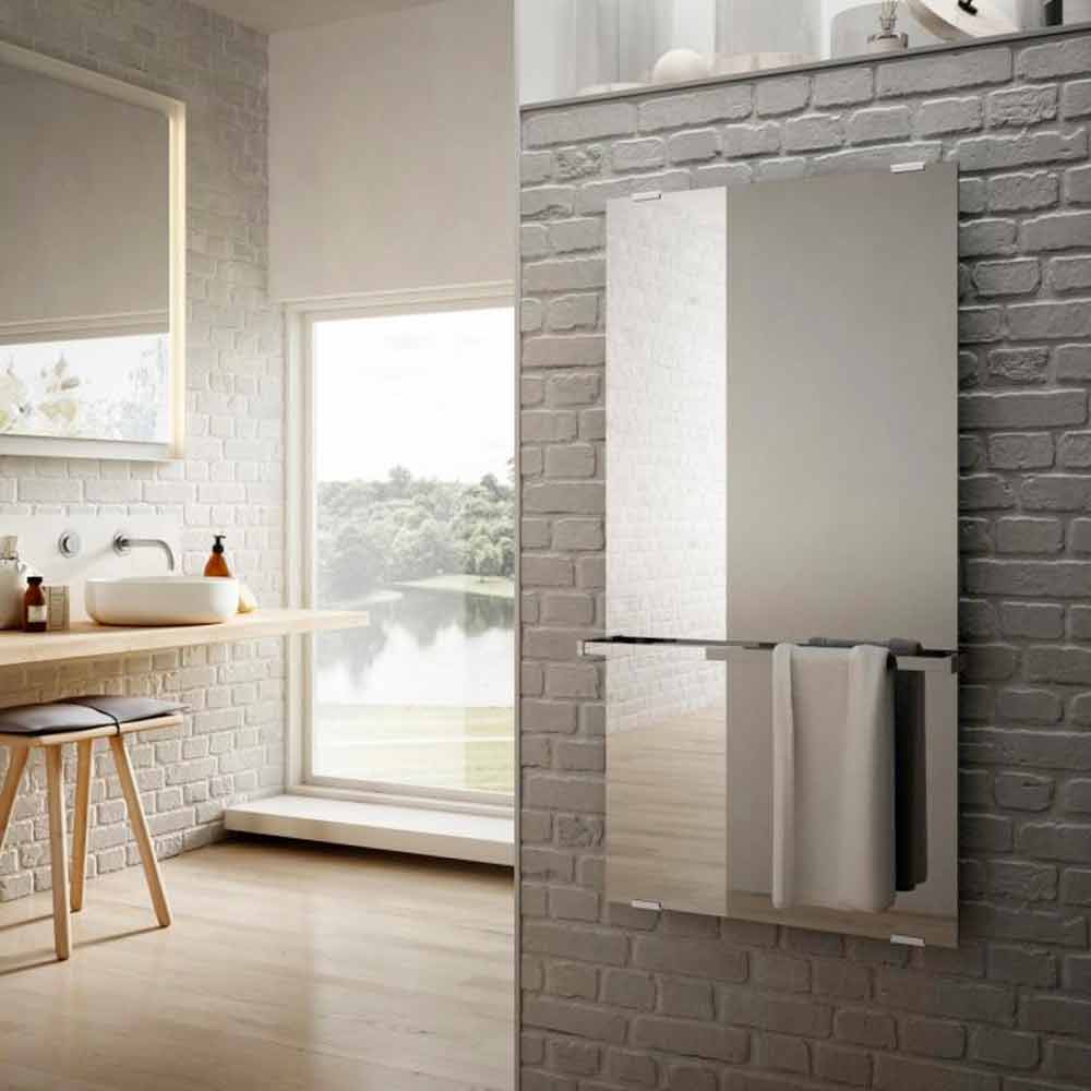 Viadurini Radiators Radiateur électrique en verre effet miroir Star, fait en Italie