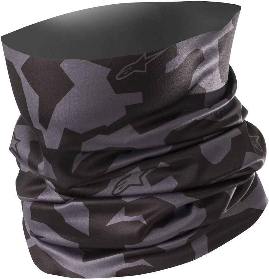 Alpinestars Camo Tube de cou Noir Gris unique taille