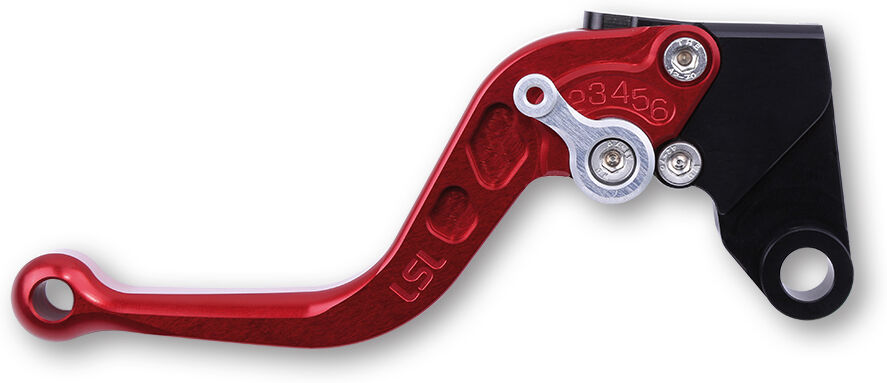 LSL Brake levier Classic R70, rouge/argent, court Argent