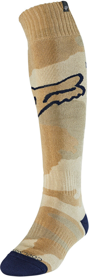 FOX Speyer Coolmax Thin Chaussettes Motocross Beige S M