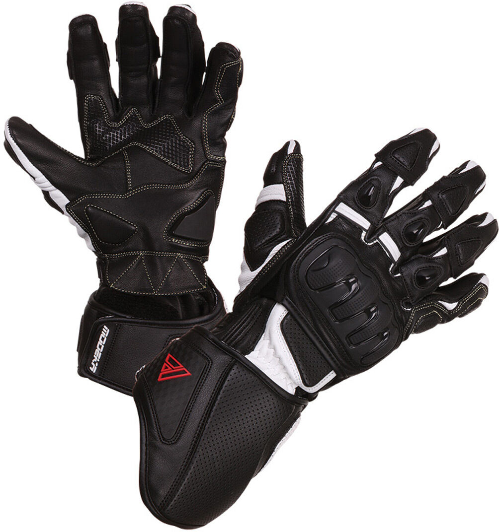 Modeka Jayce Motorcycle Gloves Gants de moto Noir Blanc XL