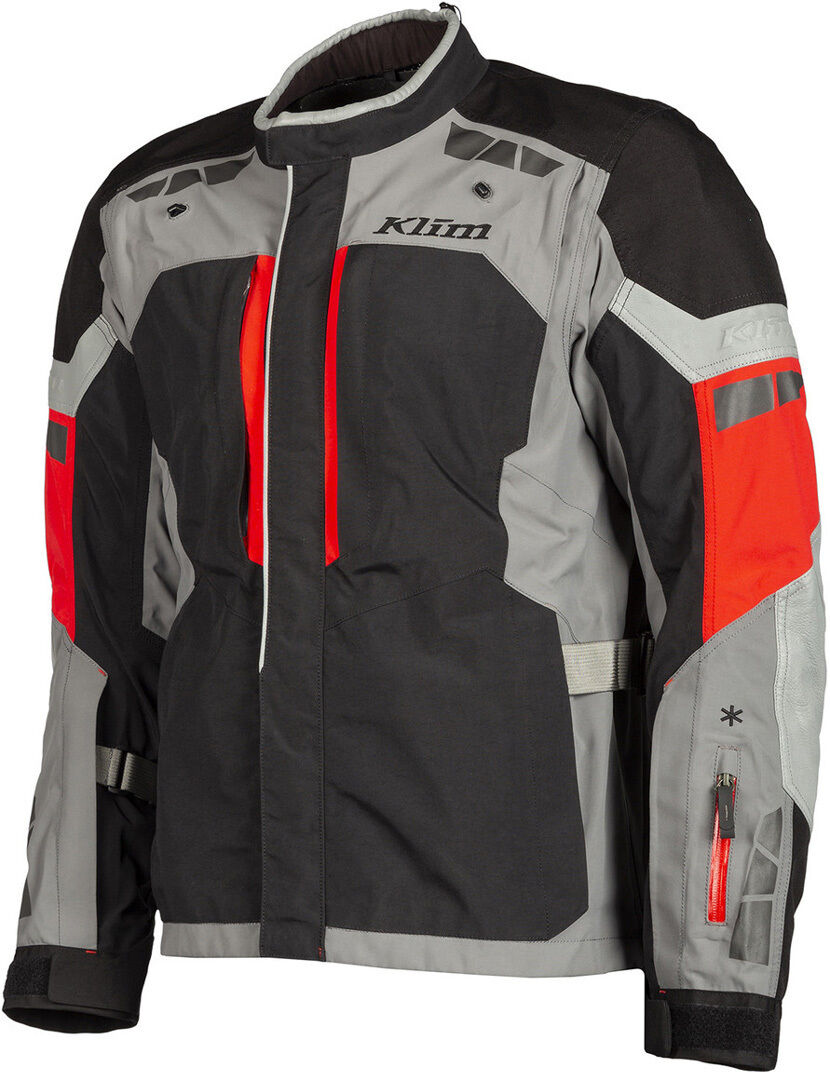 Klim Latitude Red Veste Textile moto Noir Rouge 56