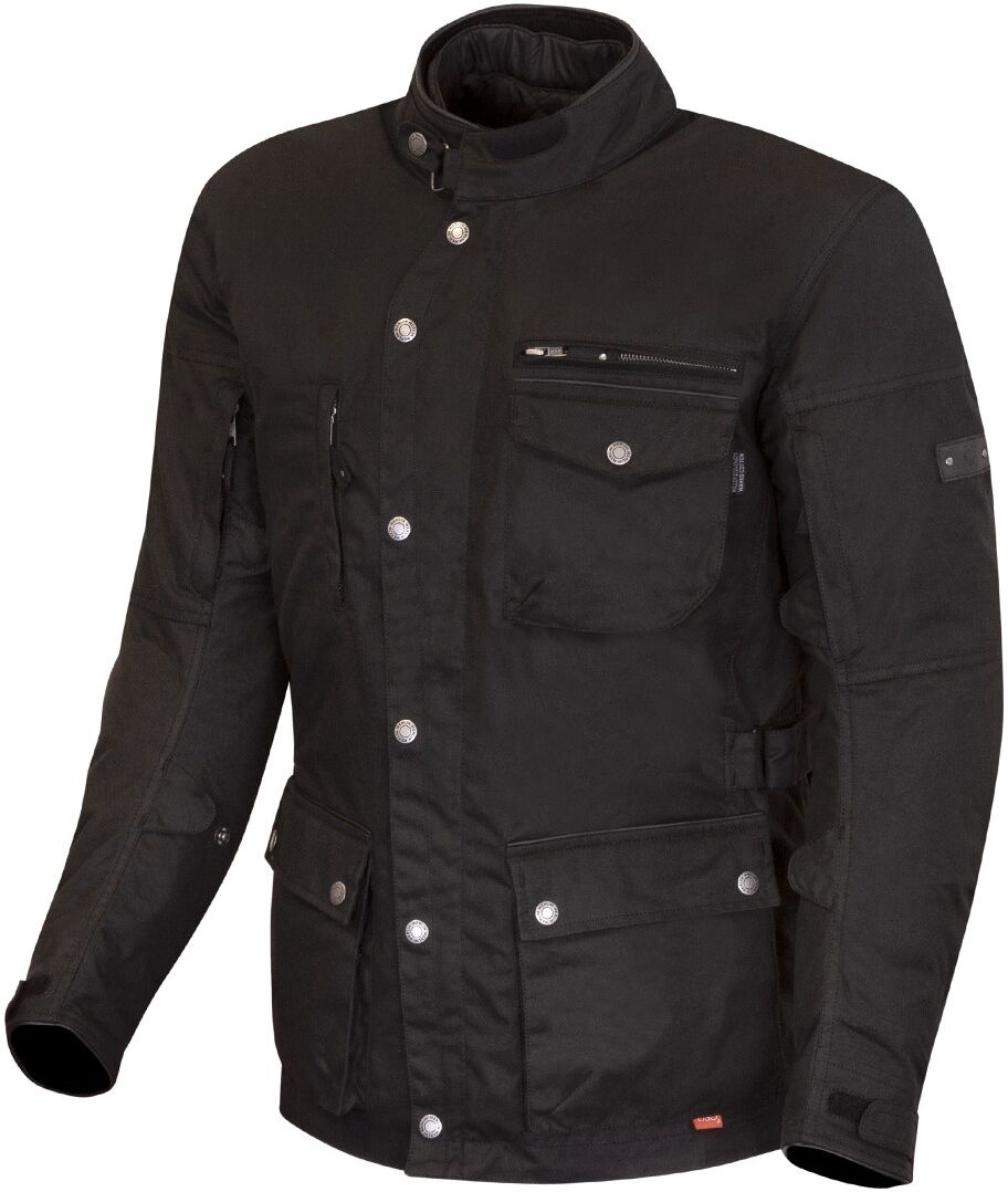 Merlin Monty D3O Wax Explorer Veste textile de moto Noir L