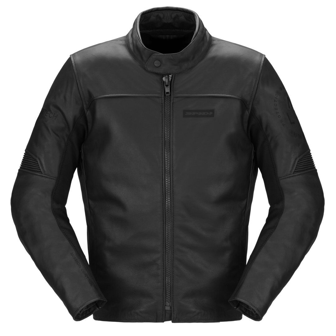 Spidi Genesis Veste en cuir de moto Noir 60