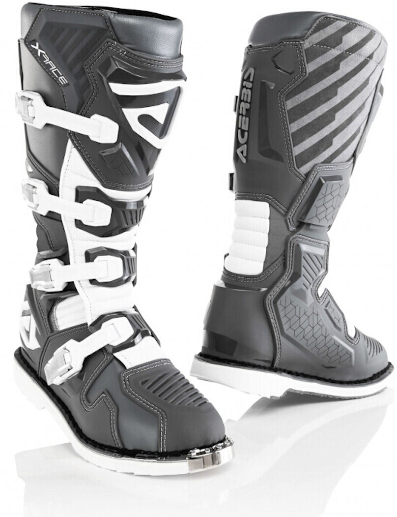 Acerbis X-Race Motocross Boots Bottes de motocross Gris 44