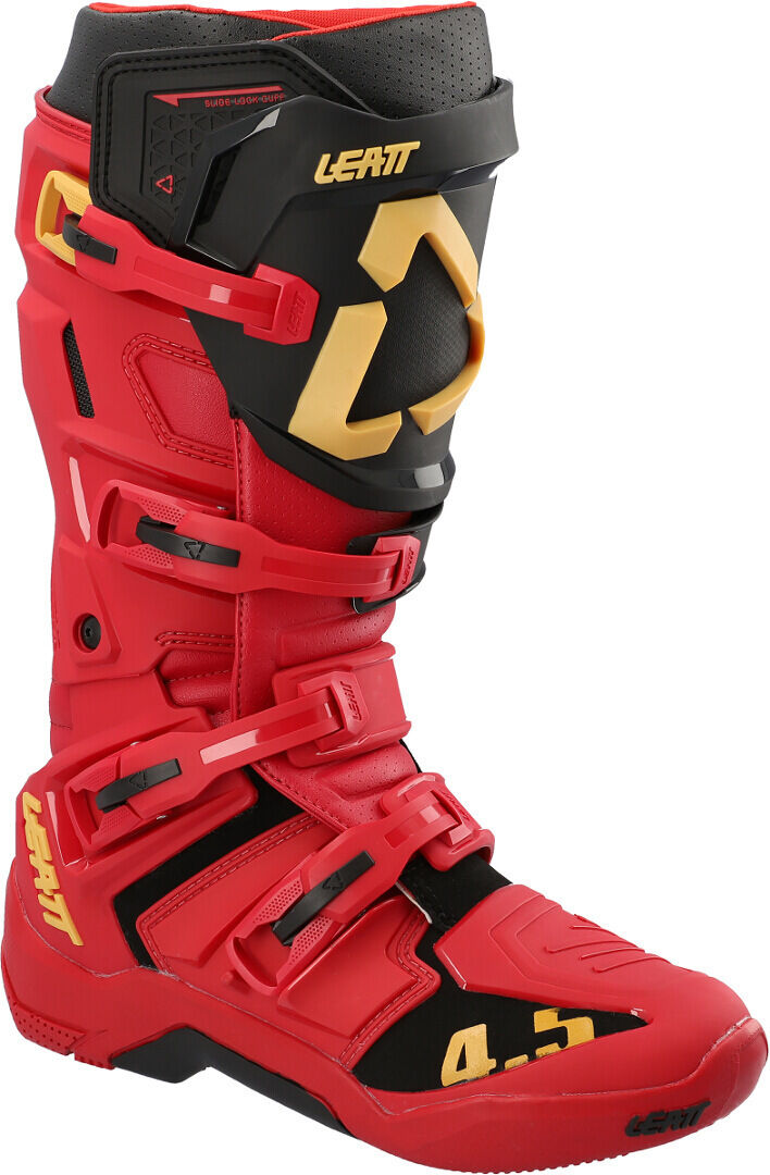 Leatt 4.5 Bottes motocross Rouge 43