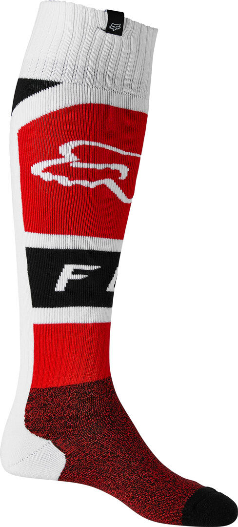 FOX Lux Fri Thin Chaussettes de motocross Rouge S