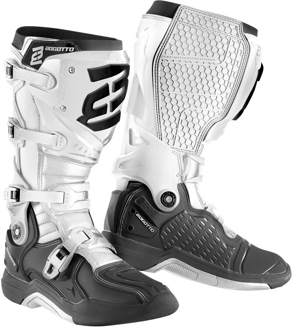 Bogotto MX-7 Bottes de motocross Noir Blanc 40