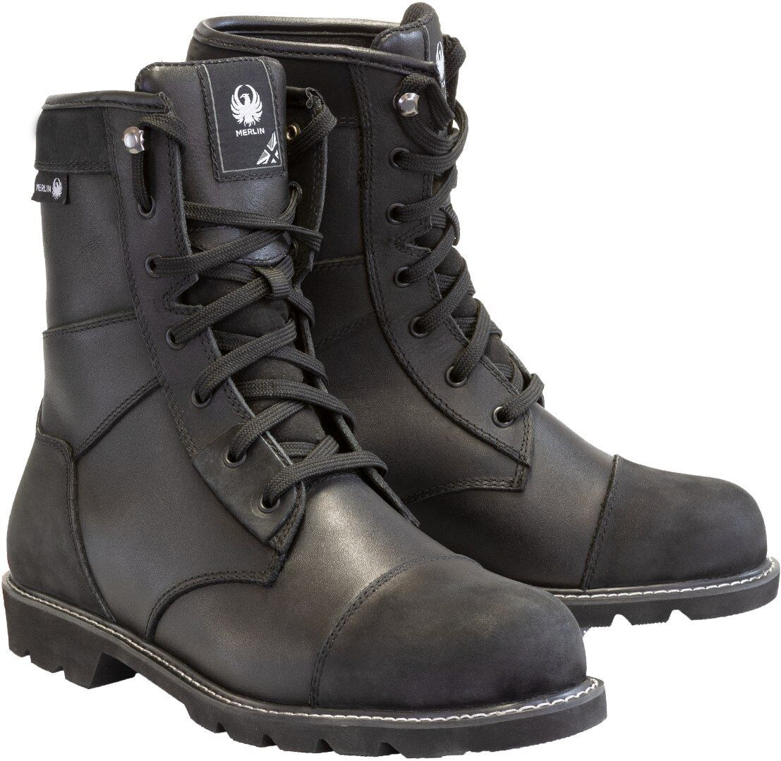 Merlin Bandit D3O Bottes de moto imperméables Noir 44