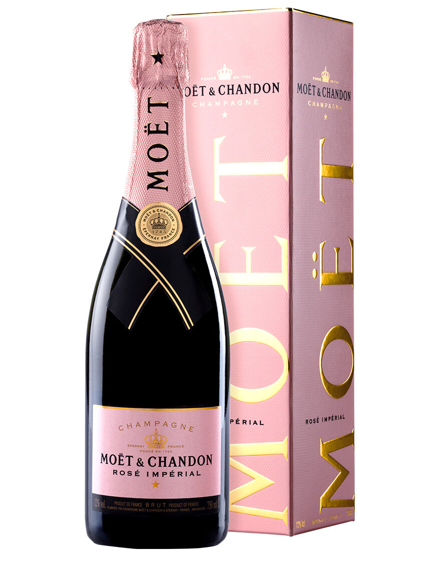 Moët & Chandon - Champagne Champagne Brut Rosé AOC Impérial Moët & Chandon 0,75 ℓ, En Etui