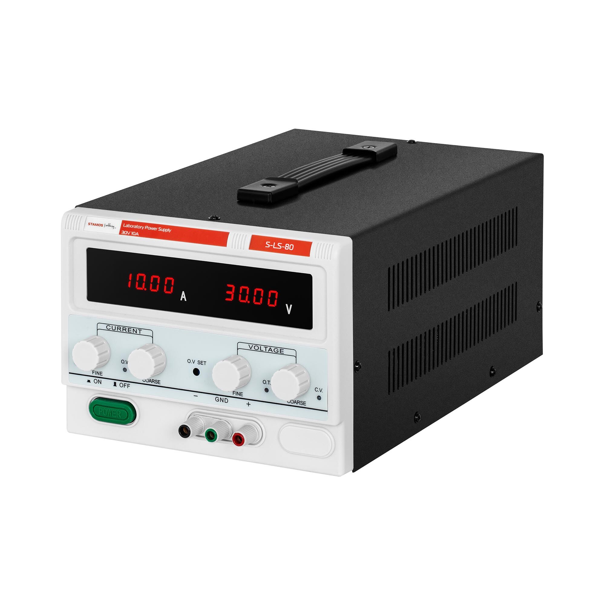 Stamos Soldering Alimentation de laboratoire - 0-30 V - 0-10 A CC - 300 W S-LS-80