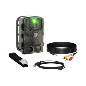 Stamony Caméra de chasse - 8 Mpx - 2.7K HD intégrale - 46 LED infrarouge - 20 m - 0,3 s ST-HC-8000B