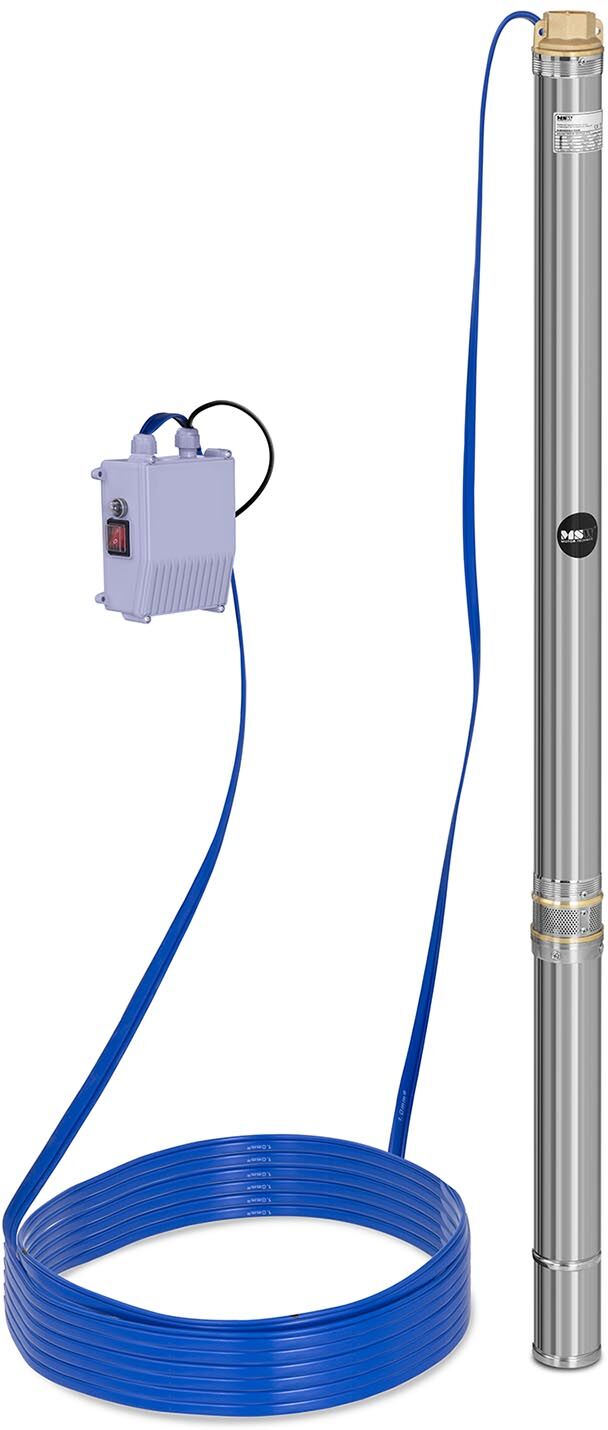 MSW Pompe immergée - 3 800 L/h - 750 W - acier inoxydable MSW-SPP32-075