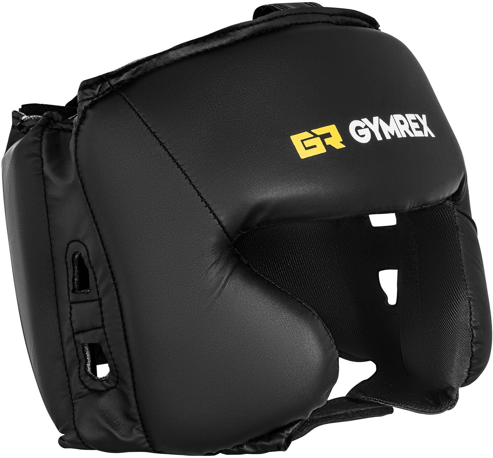 Gymrex Casque de boxe - Pour adultes - Noir GR-HG UNI