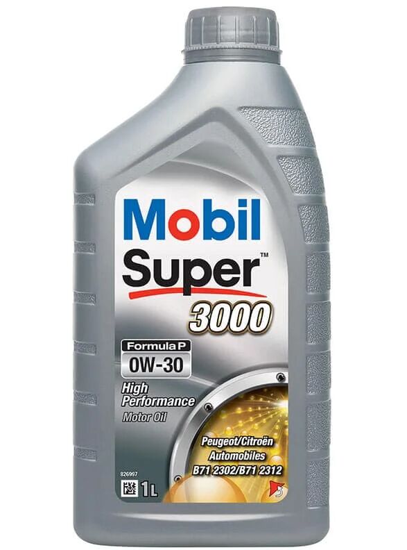 MOBIL SUPER 3000 Formula-P 0W30 1L MOBIL SUPER - ref : 152170