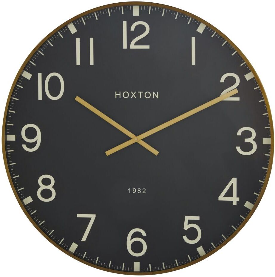 Maisons du Monde Horloge noire et dorée D74