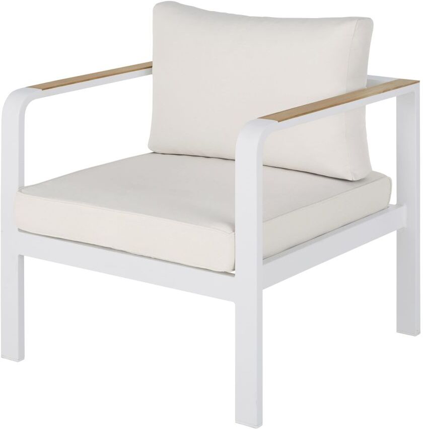 Maisons du Monde Fauteuil professionnel blanc et gris