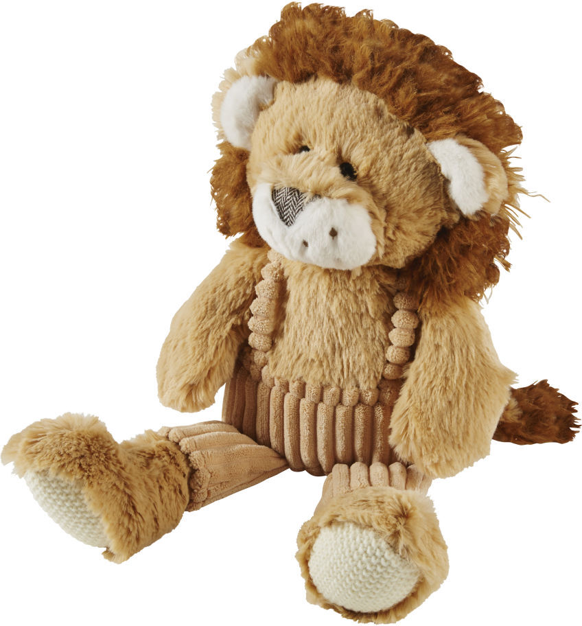 Maisons du Monde Peluche lion marron et beige