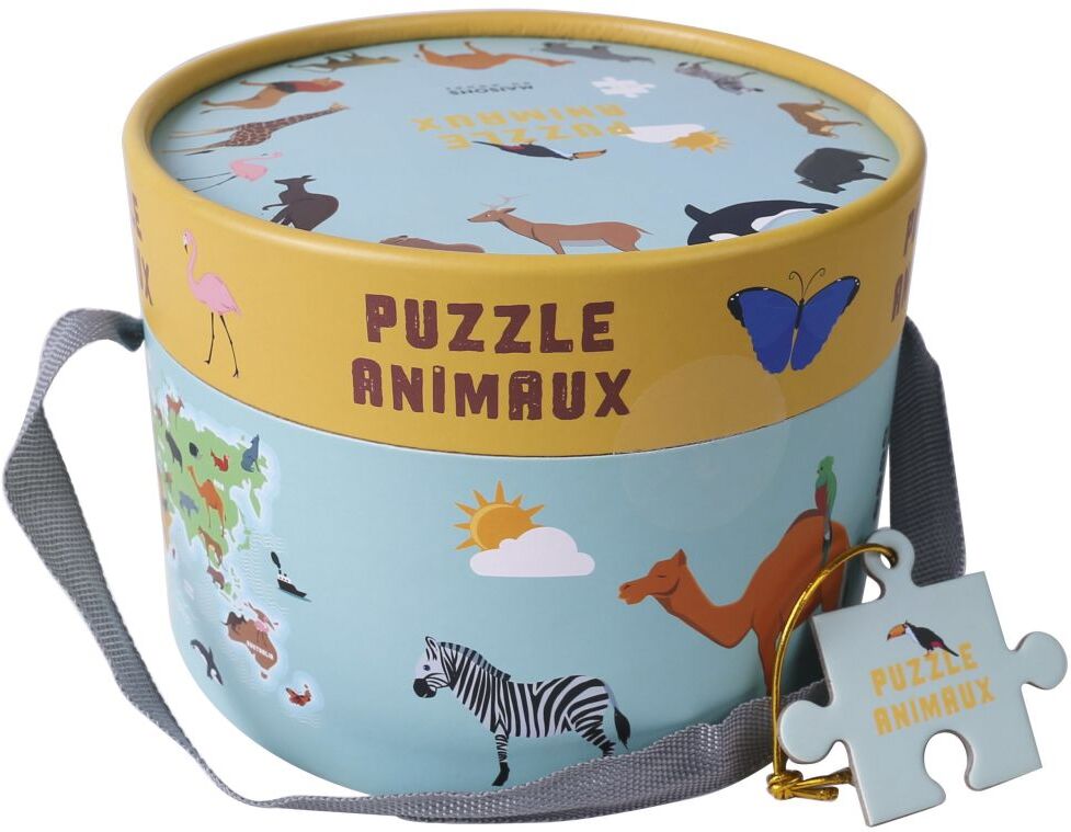 Maisons du Monde Puzzle animaux multicolore