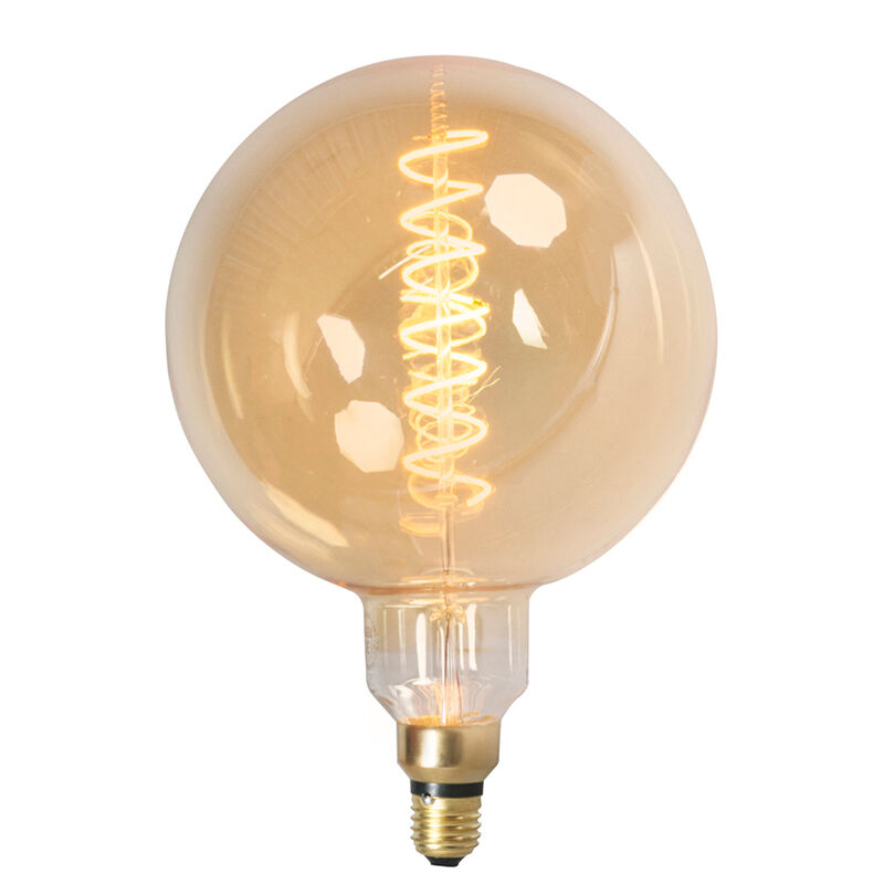Calex Lampe à filament LED E27 dimmable globe MEGA 4W 200lm 2100 K