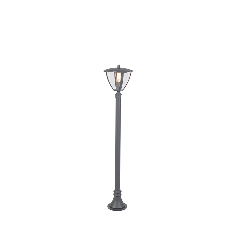 QAZQA Lanterne d'extérieur moderne gris foncé 136,5 cm - Platar