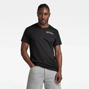 G-Star RAW T-Shirt Graphic Ribbed - Noir - Hommes S
