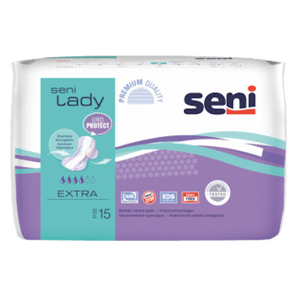 Seni Lady Extra Protection Légère 15 serviettes